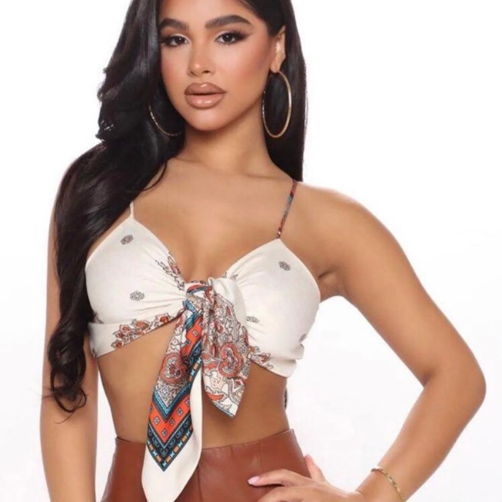 Fashion Nova Tie Crop